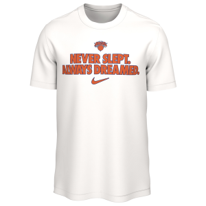 Nike Knicks Brand Voice T-Shirt - Men's - White