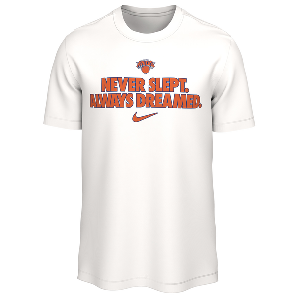 Nike Knicks Brand Voice T-Shirt - Men's - White