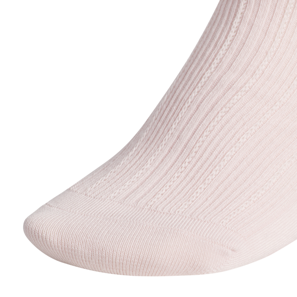 adidas Originals Ruffle Quarter Socks 3-Pack - Adult - Sandy Pink/Wonder Alumina/Wonder White - Image 3