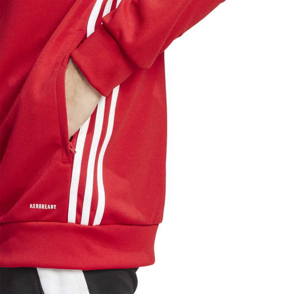 adidas Tiro 25 Essentials Training Jacket - Men's - Team Power Red/White - Image 4