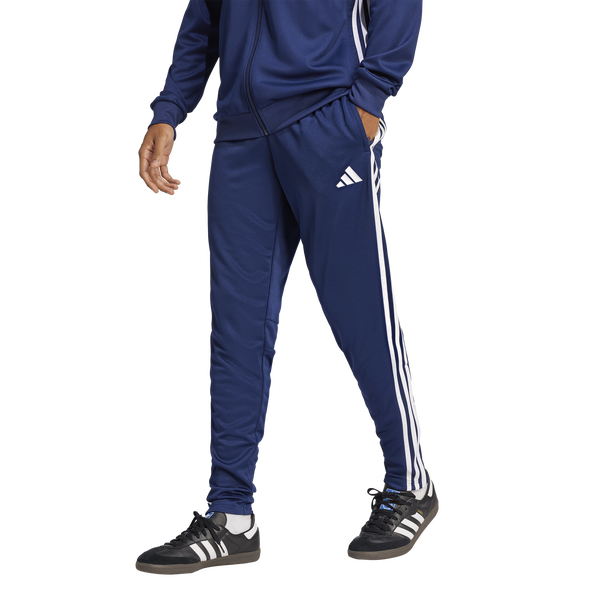 adidas Tiro Essentials Pants - Men's - White/Team Navy Blue - Image 3