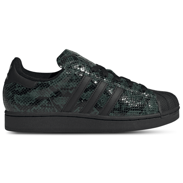adidas Originals Superstar II - Women's - Core Black/Gold Metallic/Collegiate Green