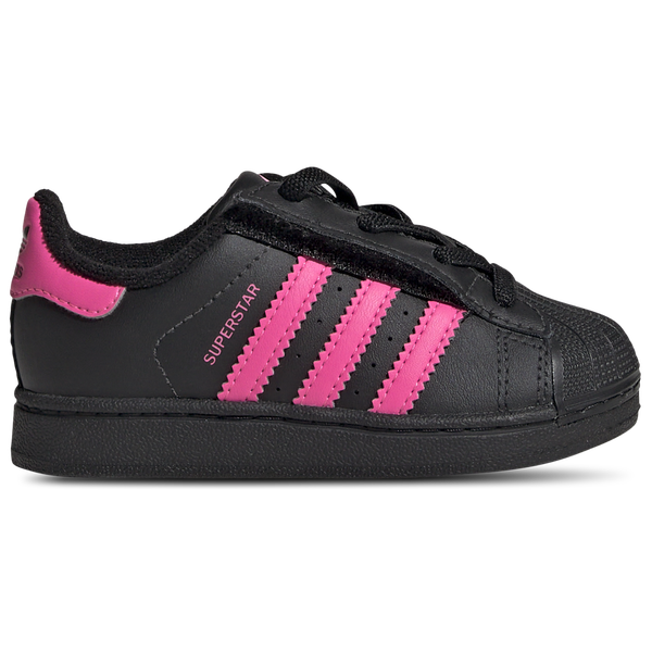 adidas Originals Superstar II - Girls' Toddler - Pink/Black