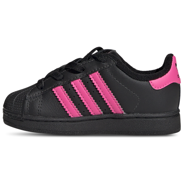 adidas Originals Superstar II - Girls' Toddler - Pink/Black - Image 2