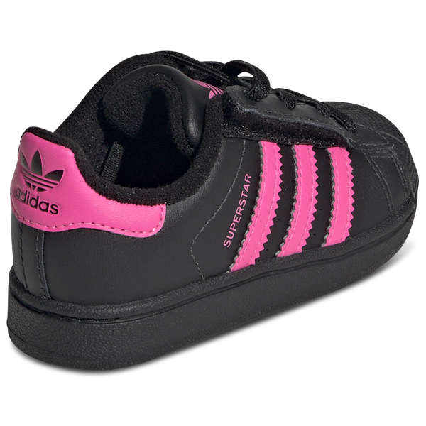 adidas Originals Superstar II - Girls' Toddler - Pink/Black - Image 3