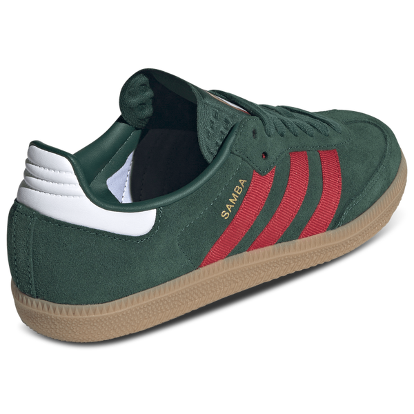 adidas Samba - Boys' Grade School - Team Dark Green/Gum/Better Scarlet - Image 3
