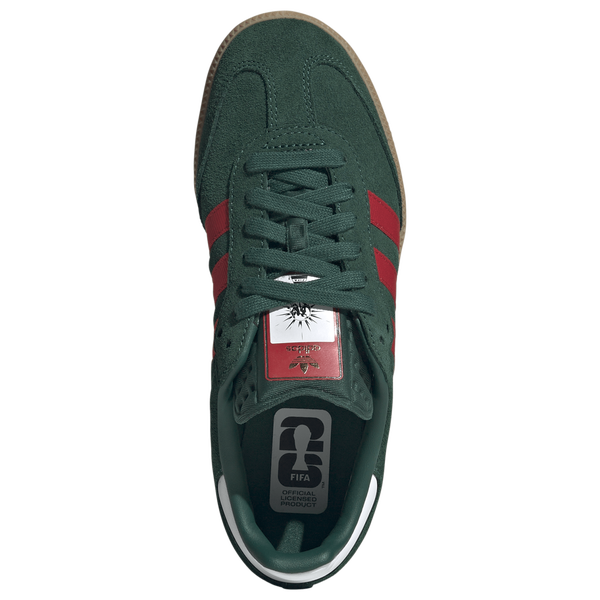 adidas Samba - Boys' Grade School - Team Dark Green/Gum/Better Scarlet - Image 4