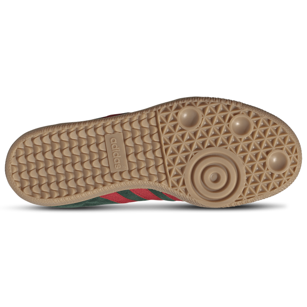 adidas Samba - Boys' Grade School - Team Dark Green/Gum/Better Scarlet - Image 5