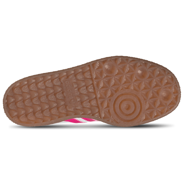 adidas Originals Sambae - Girls' Grade School - Ftwr White/Shock Pink/Gold Met - Image 5