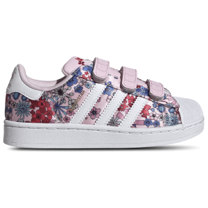 adidas Originals x Liberty London Superstar II Comfort - Boys' Preschool - Clear Pink/Ftwr White