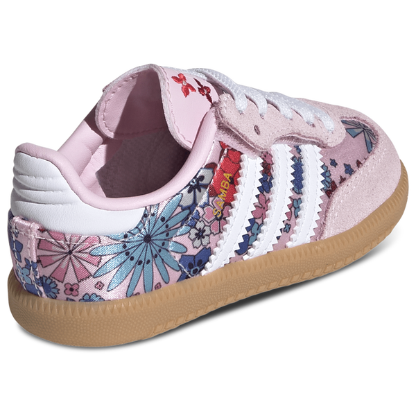 adidas Liberty London Samba OG - Girls' Toddler - Pink/Blue - Image 3