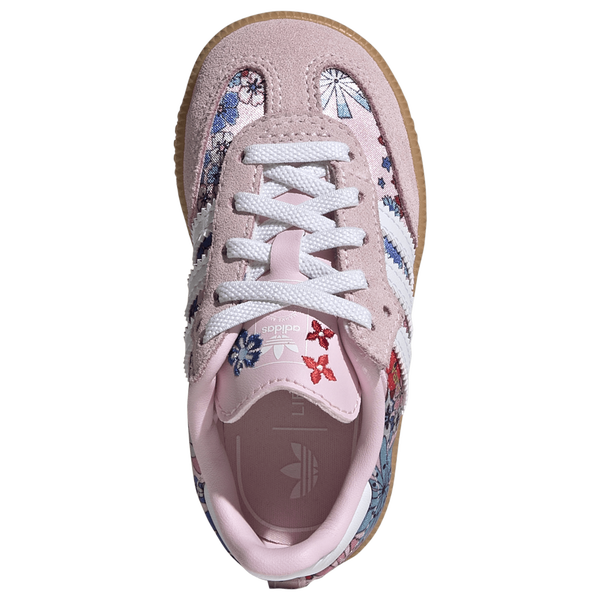 adidas Liberty London Samba OG - Girls' Toddler - Pink/Blue - Image 4