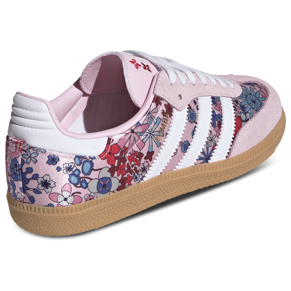 adidas Liberty London Samba OG - Girls' Grade School - Pink/Blue - Image 3