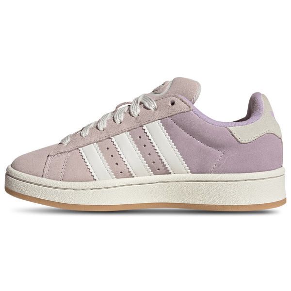 adidas Originals Campus 00s - Girls' Grade School - Core White/Almost Pink/Powder Plum - Image 2