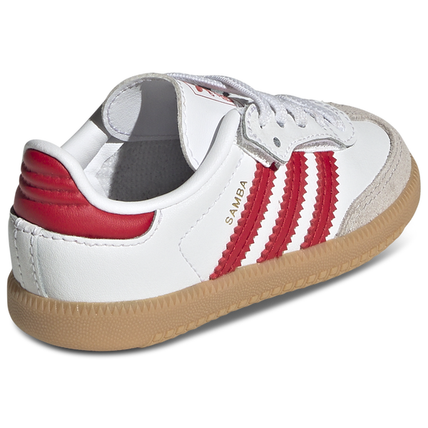 adidas Originals Samba - Boys' Toddler - White/Better Scarlet/Gum - Image 3