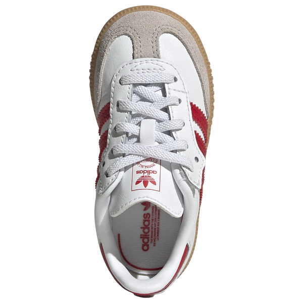 adidas Originals Samba - Boys' Toddler - White/Better Scarlet/Gum - Image 4