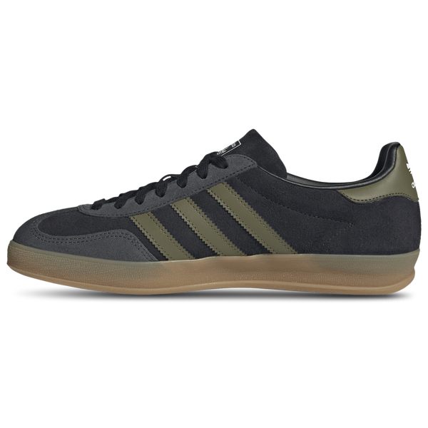 adidas Originals Gazelle Indoor - Men's - Black/Focus Olive - Image 2