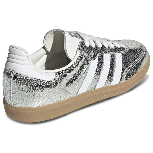 adidas Originals Samba OG - Women's - White/Silver - Image 3