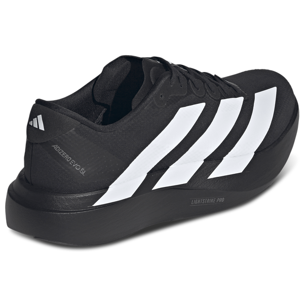 adidas Adizero Evo SL Woven - Men's - Core Black/Footwear White/Carbon - Image 3