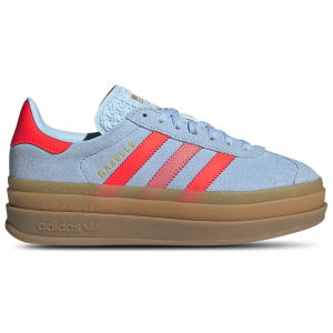 adidas Originals Gazelle Bold - Girls' Grade School - Clear Sky/Solar/Metallic Gold