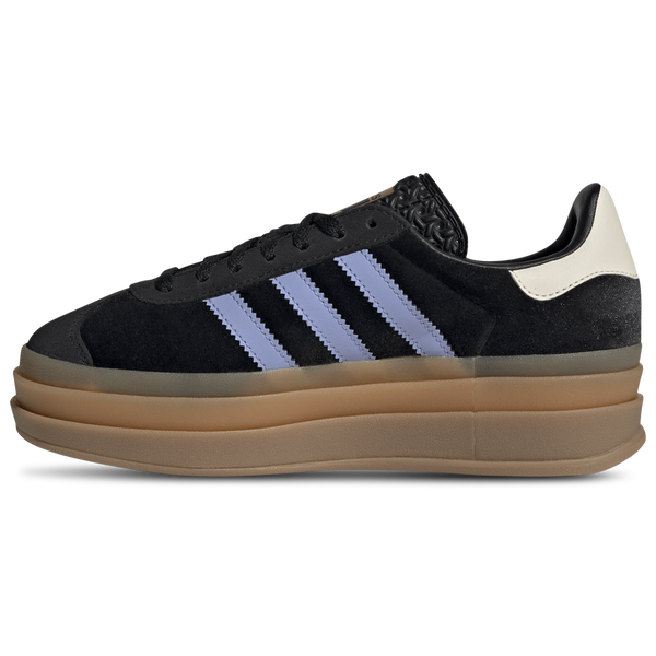adidas Gazelle Bold J - Girls' Grade School - Black/Blue Spark/Wonder White - Image 2