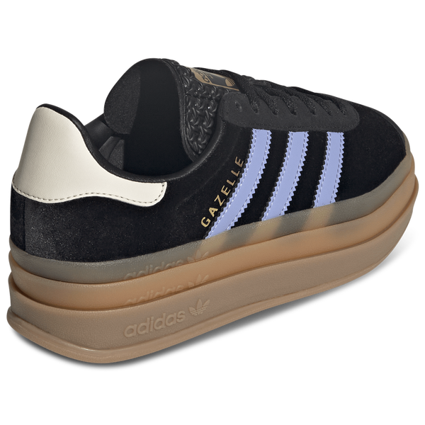 adidas Gazelle Bold J - Girls' Grade School - Black/Blue Spark/Wonder White - Image 3