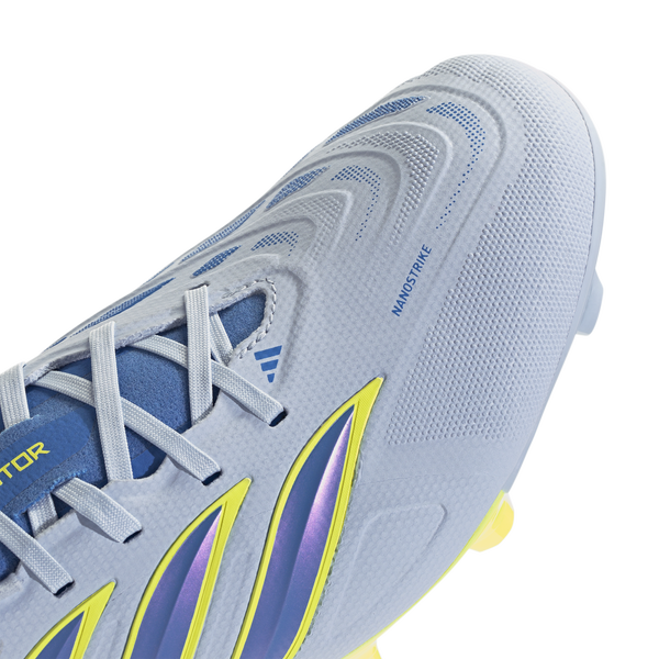 adidas Predator League FG - Men's - Crystal Sky/Ray Blue/Team Solar Yellow - Image 7