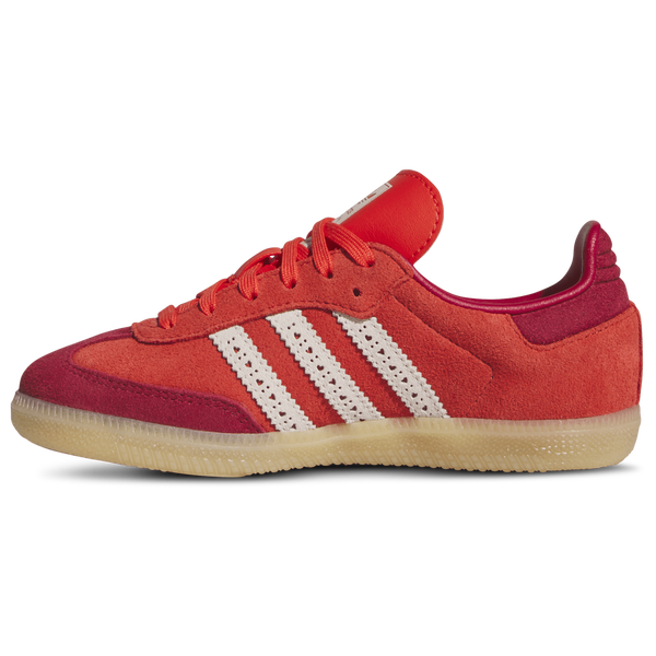 adidas Originals Samba - Girls' Preschool - Red/Red/White - Image 2