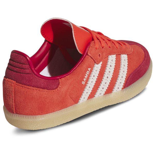adidas Originals Samba - Girls' Preschool - Red/Red/White - Image 3