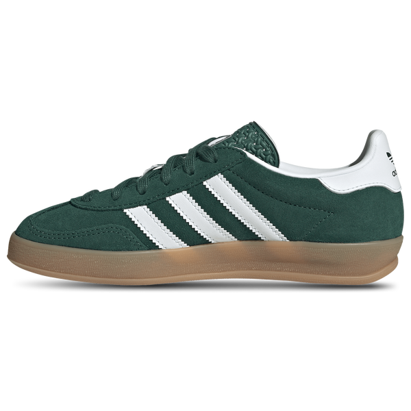 adidas Originals Gazelle Indoor - Boys' Grade School - Collegiate Green/White - Image 2
