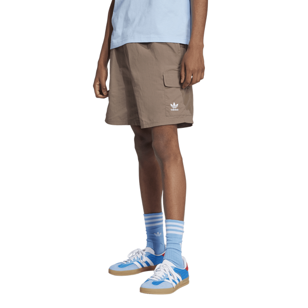 adidas Essential Woven Cargo Shorts - Men's - Trace Brown - Image 3