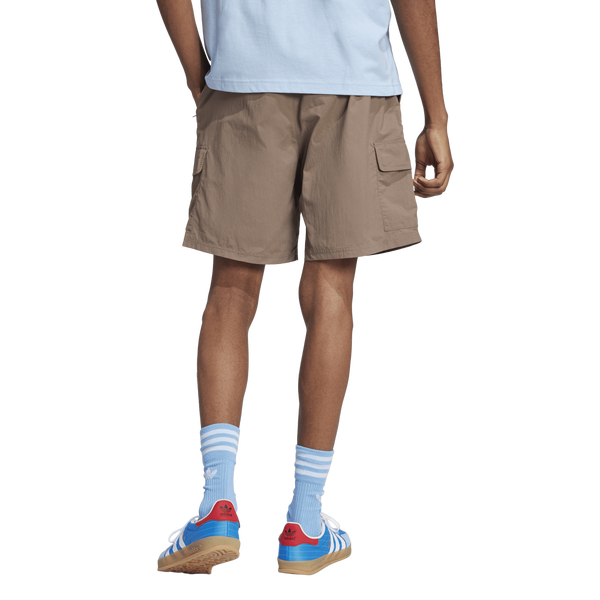 adidas Essential Woven Cargo Shorts - Men's - Trace Brown - Image 4