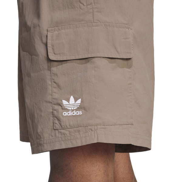 adidas Essential Woven Cargo Shorts - Men's - Trace Brown - Image 6