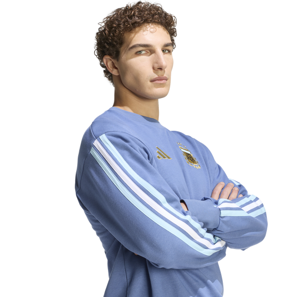 adidas Argentina Alphaskin Crew Sweat - Men's - Crew Blue - Image 5