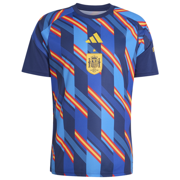 adidas Spain 26 Home Pre Match Jersey - Men's - Blue - Image 7