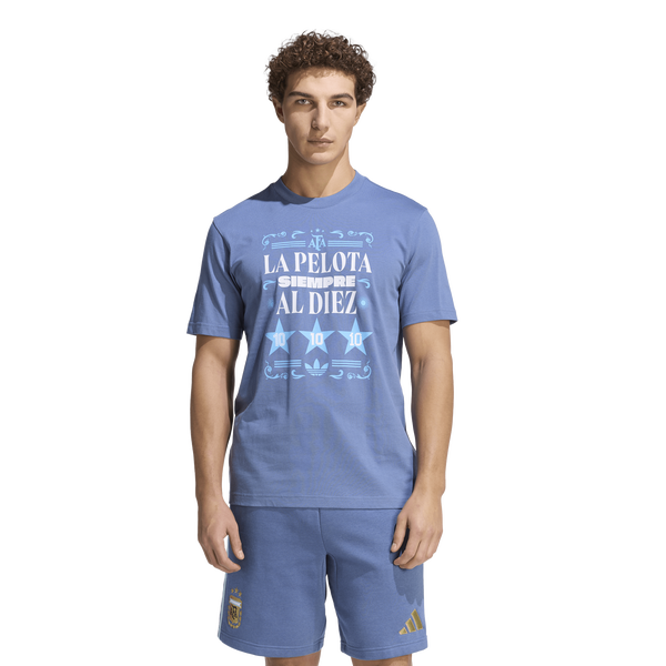 adidas Argentina Amply Tee - Men's - Crew Blue