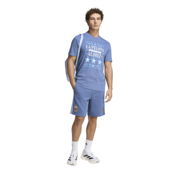 adidas Argentina Amply Tee - Men's - Crew Blue - Image 3