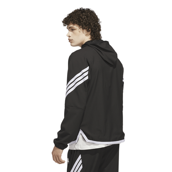 adidas Crazy Lite Basketball Jacket - Men's - Black - Image 2