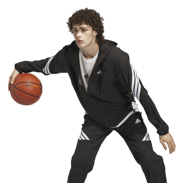adidas Crazy Lite Basketball Jacket - Men's - Black - Image 5