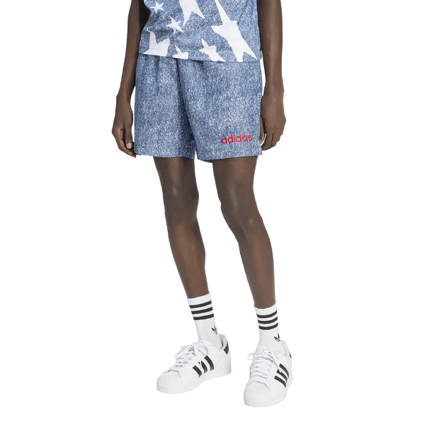 adidas US Denim Graphic Shorts - Men's - White