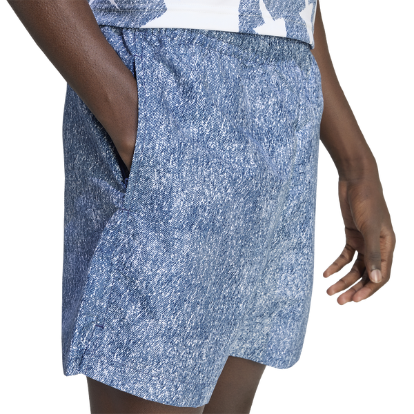 adidas US Denim Graphic Shorts - Men's - White - Image 4