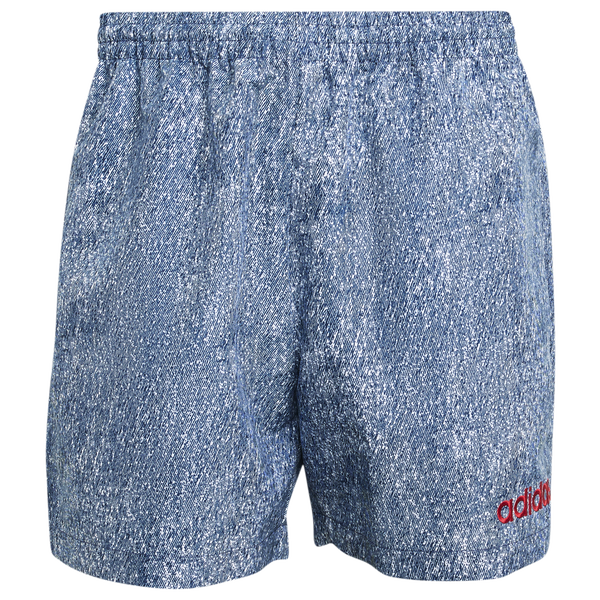 adidas US Denim Graphic Shorts - Men's - White - Image 6