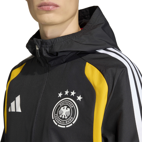 adidas Germany 26 Tiro All Weather Jacket - Men's - Black - Image 4