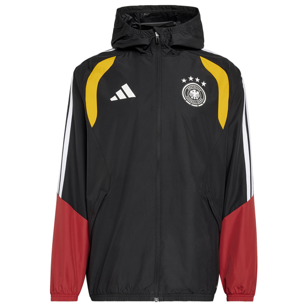 adidas Germany 26 Tiro All Weather Jacket - Men's - Black - Image 6