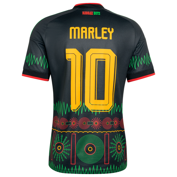 adidas Jamaica World Cup Away M10 Jersey - Men's - Black - Image 8