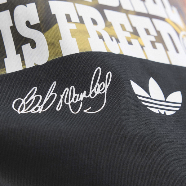 adidas Jamaica Bob OG 1 T-Shirt - Men's - Black - Image 8