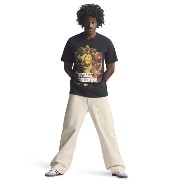 adidas Jamaica Bob OG 1 T-Shirt - Men's - Black - Image 10