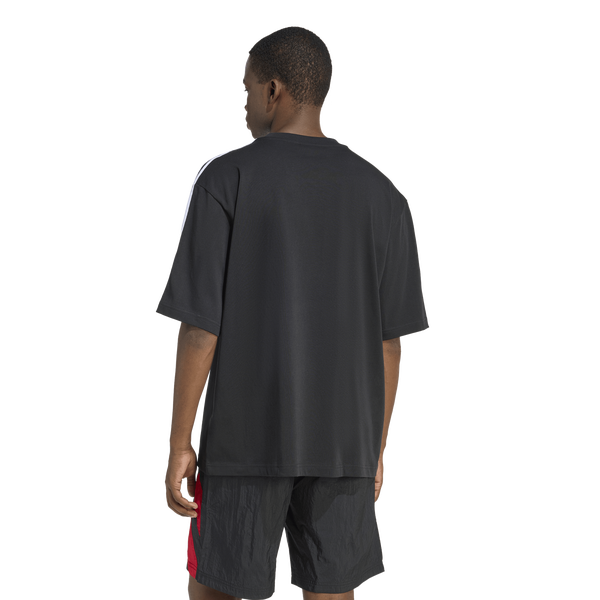 adidas OS 3S T-Shirt - Men's - Black/White - Image 2