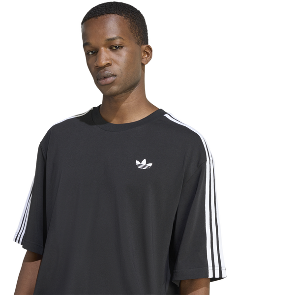 adidas OS 3S T-Shirt - Men's - Black/White - Image 3