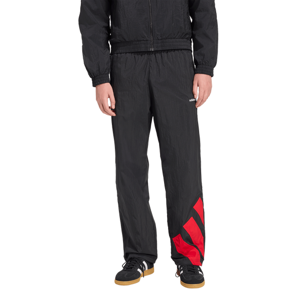 adidas Originals adicolor Blocked Track Pants - Men's - Black/Better Scarlet